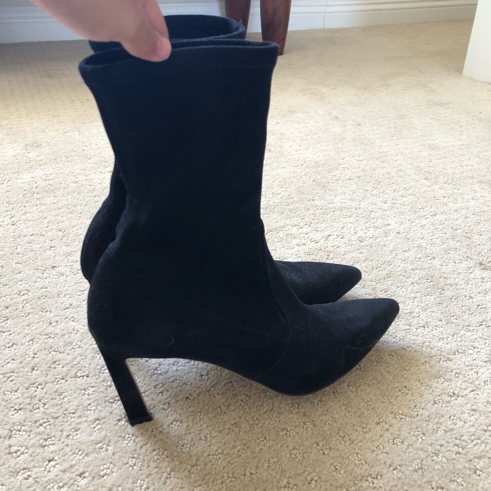 Stuart Weitzman Axiom Sock Booties